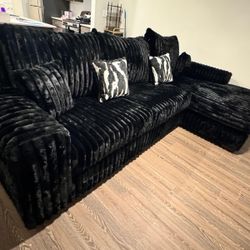 Sectional Sofa Gray Or Black Oversize On Sale For: