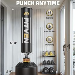 Freestanding Punching Bag (with boxing gloves )