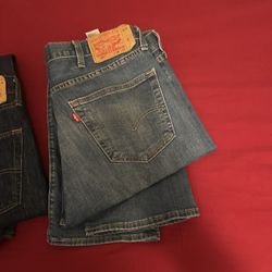 three brand new levis 501 