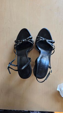 Black Sandals Size 6
