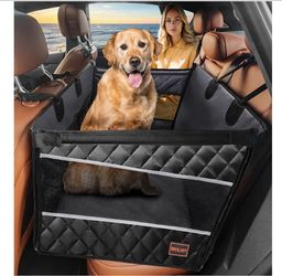 Dog Car Seat for Large Medium Dogs, Back Seat Extender for Pets, Waterproof Pet Carseat