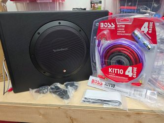 Rockford Fosgate 300 watt 10inch sub with built in amp New!