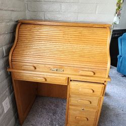Roll Top Secretary Desk