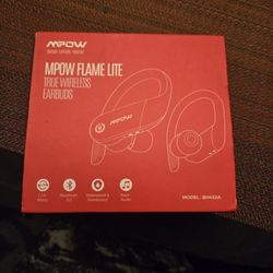 Mpow Bluetooth Headset 5.3 Wireless Earbuds with Earhooks