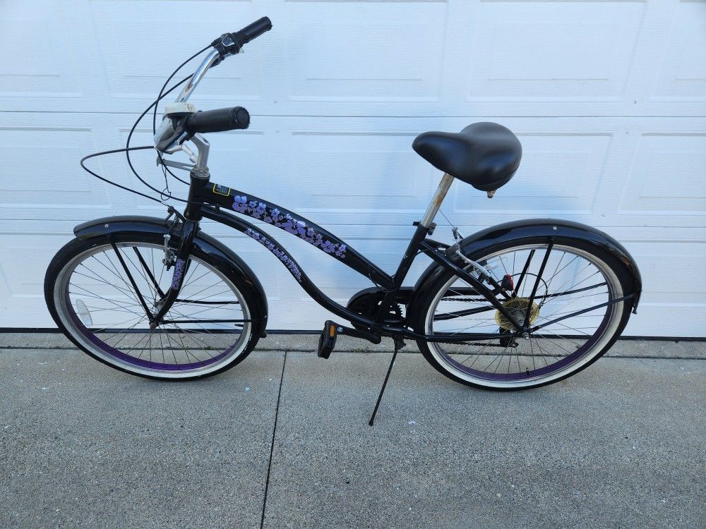 Green Bike Beach Cruiser