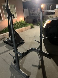 Weider XRS 20 Olympic Squat Rack With Adjustment Safety Spotter and Bar Holds. for Sale in City Of Industry CA OfferUp