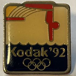 Vintage Kodak ‘92 Olympics Diving Lapel Pin Brooch