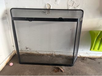 Designer fireplace screen
