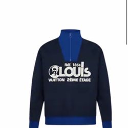 New Louis Vuitton Sweater Size XLarge Virgil Avalo’s first collection With Garmin Bag $2,000 