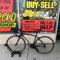 Specialized Bike  ISO 2410-2-2014 Year /Black Frame Size 49/Frame Material Carbon/Very Good Condition  