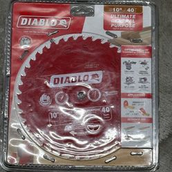 Diablo Wood Demon 10 In. 40-Tooth Ultimate General Purpose Circular Saw Blade (2-Pack)