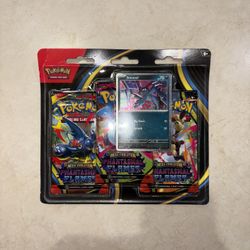Pokemon Phantasmal Flames - Sneasel 3-Pack Booster Blister Factory Sealed