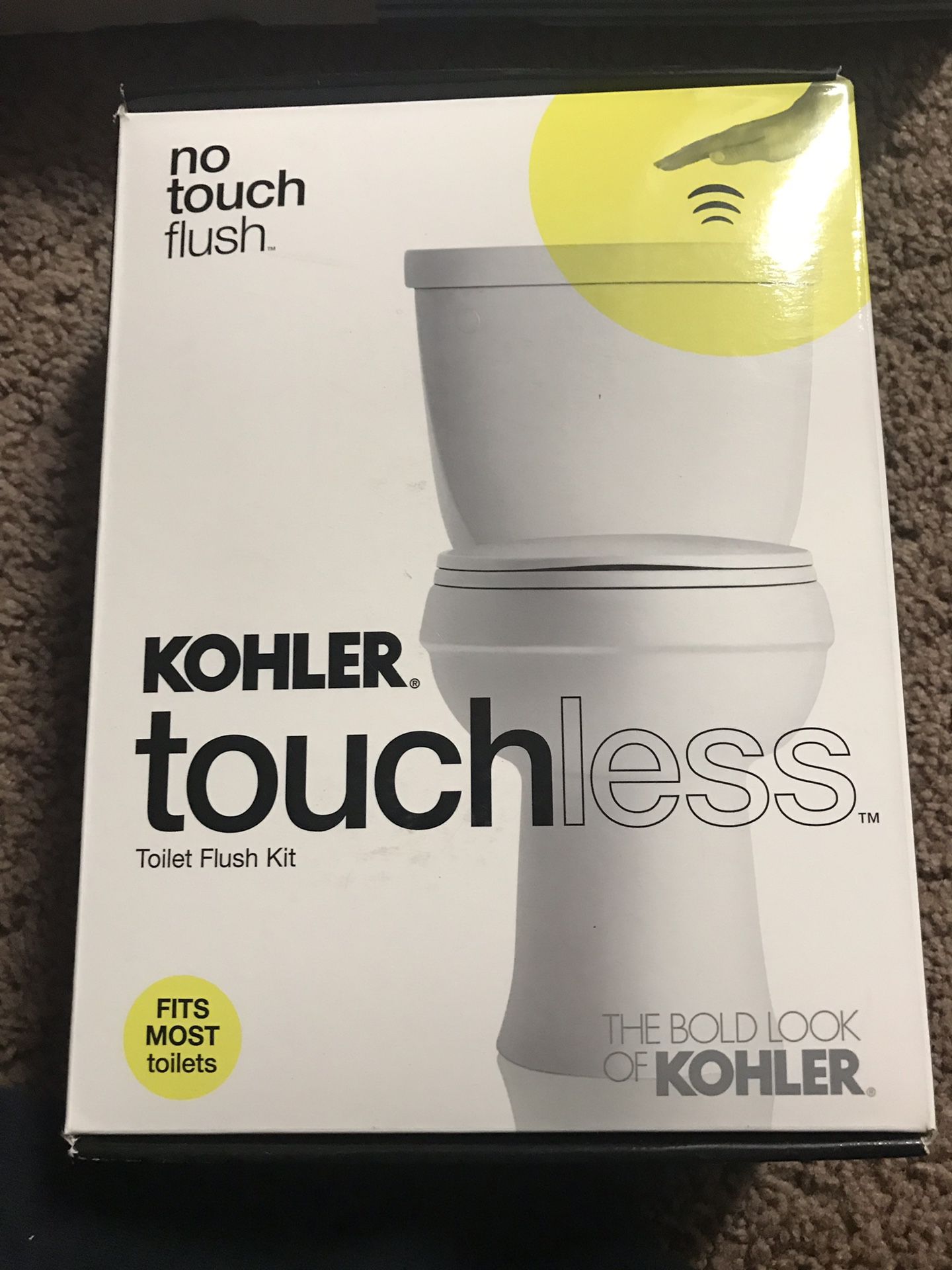 Kohler touchless toilet conversion kit