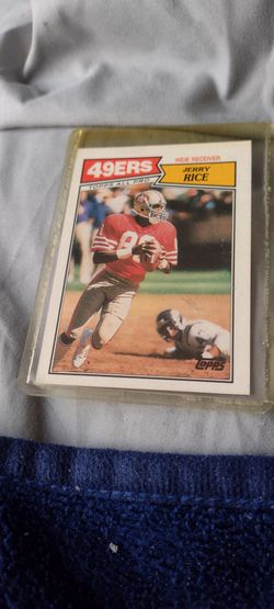 Sports Football bundle 1987 Topps Jerry Rice and Warren Moon. See below