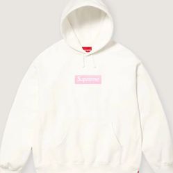 Supreme FW25 Box Logo White Pink XL