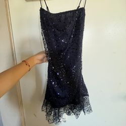 Lucy In The Sky Blue Sequin Dress