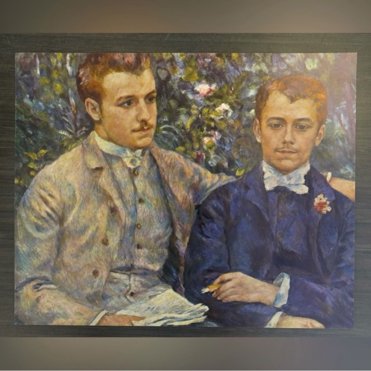 CHARLES AND GEORGES DURAND-RUEL 1882 Artist Pierre-Auguste Renoir Fine Art Print 1950’s Vintage Original Yugoslavia Printed Collectible Impressionist