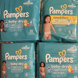 Pampers Diapers 2/$18