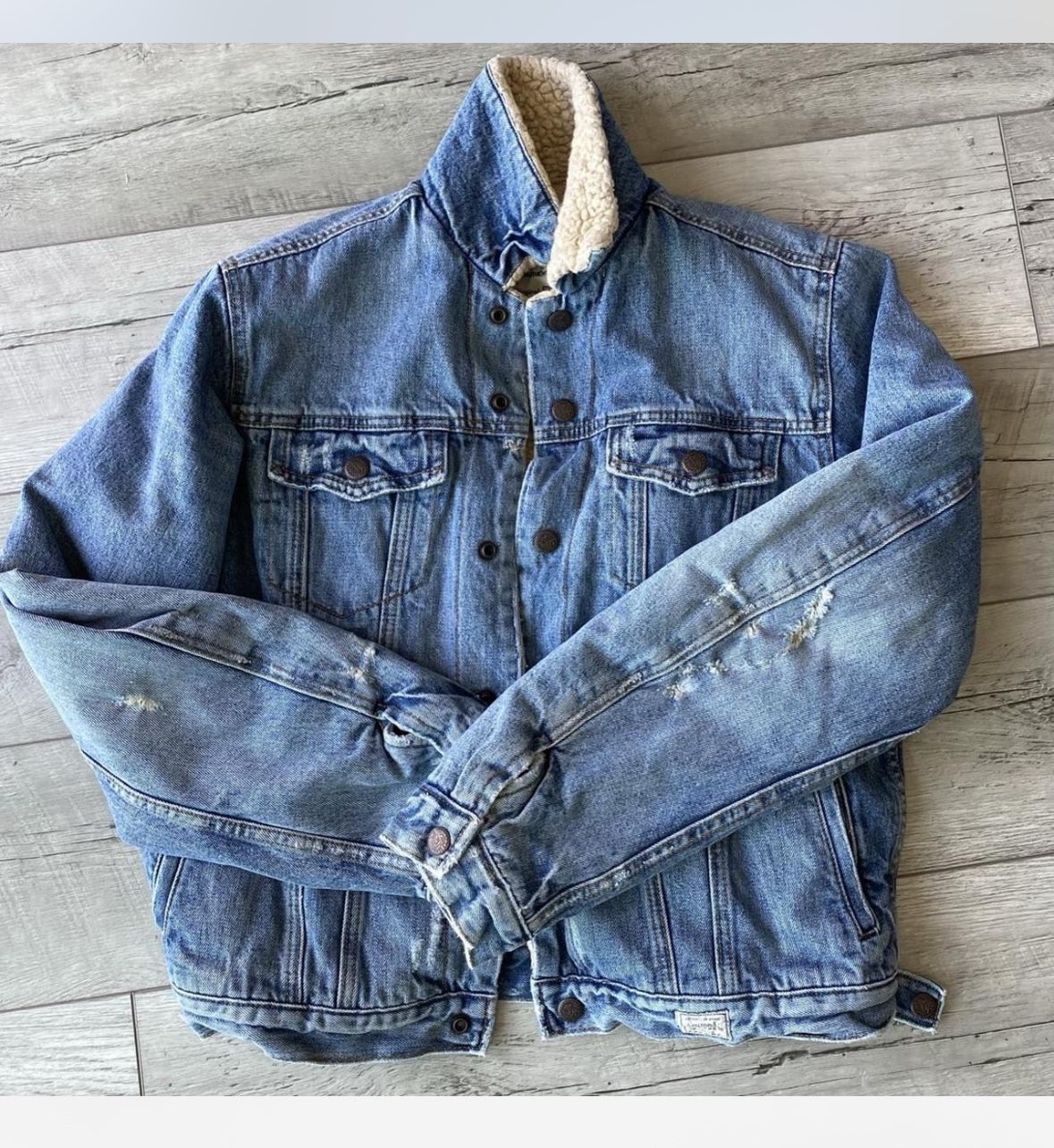 Denim Sherpa Jacket
