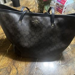 Coach brown Tote Bag