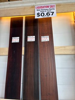 Water resistant bamboo flooring