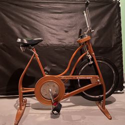 Gold Schwinn Exercise Bike Vintage