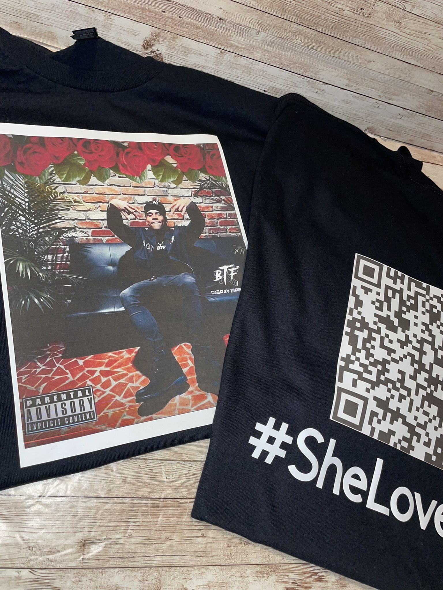 Custom Qr Code T-shirt