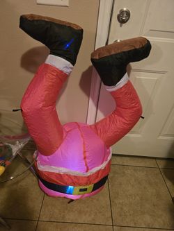 3.5ft Santa Claus Legs Inflatable 