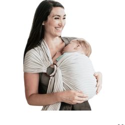 Nalakai Luxury Ring Sling Baby Carrier, Soft Linen Baby Sling, Baby Wrap, Wear Your Little One Close to Your Heart, Comfort, Style