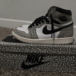 Jordan 1 Retro high og white cement