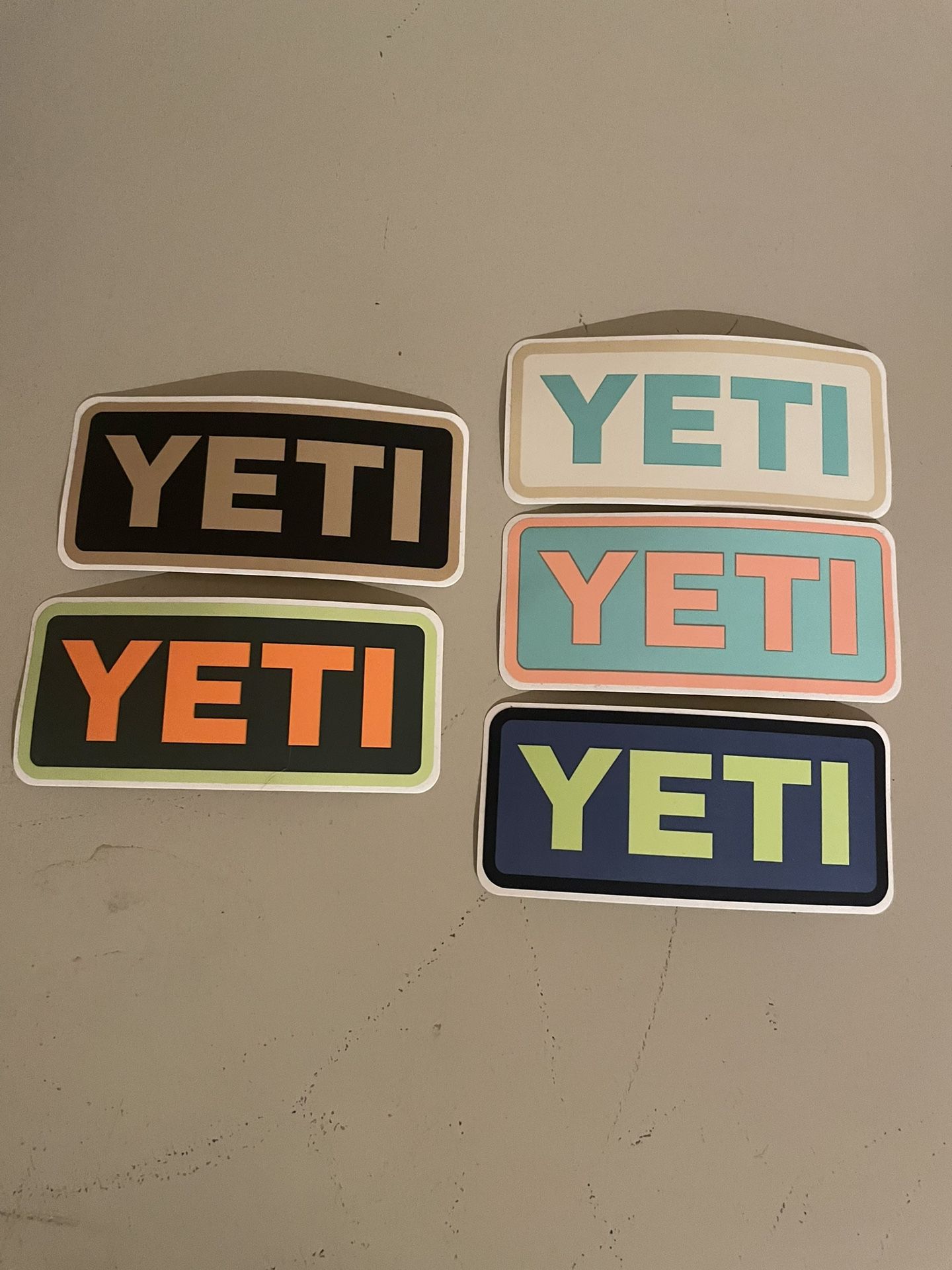 Yeti Stickers 