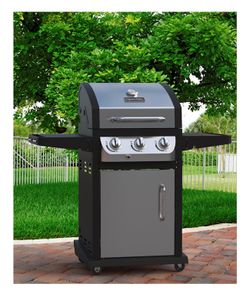 New In Box Dyna-Glo DGB390SNP-D Smart Space Living 3-Burner LP Gas Grill