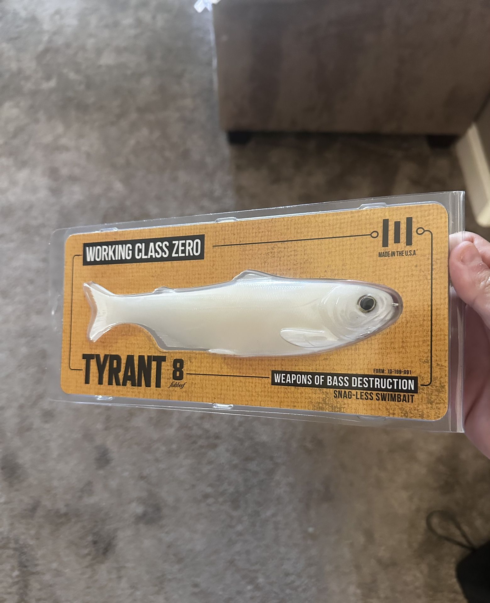 Working Class Zero Tyrant 8 Swimbait - Brand New In Packaging