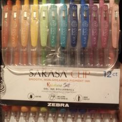  Zebra Sarasa Clip Retractable Gel Pen