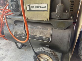 Vintage 1980s Sears Air Compressor- Still Works