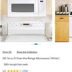 GE White Microwave ❤️