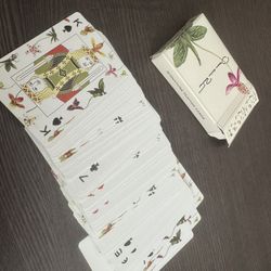 Oscar De La Renta signature playing cards