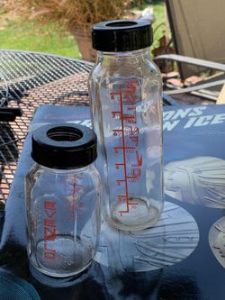 Glass baby bottles