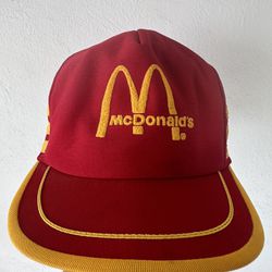 Vintage 70s McDonald’s Trucker Hat RARE