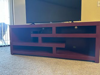 Wood TV stand