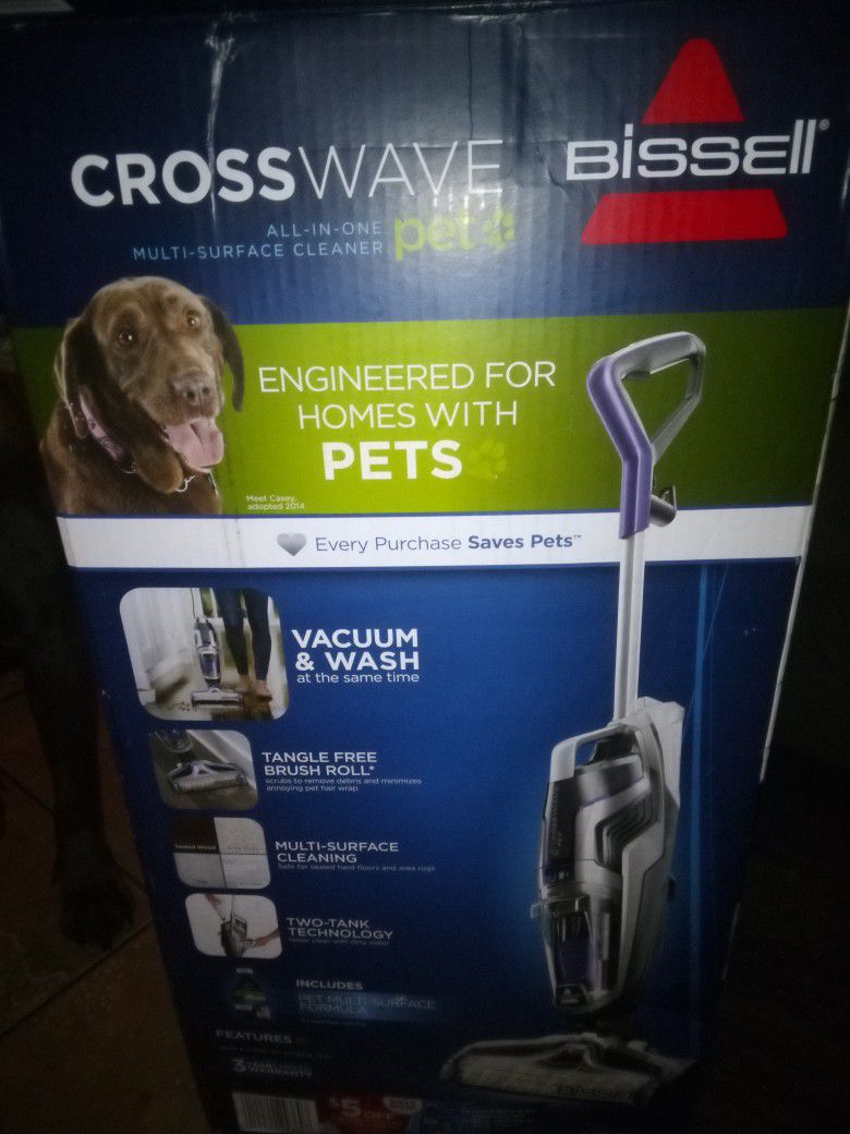 Bissell crosswave Vacuum Pet Version