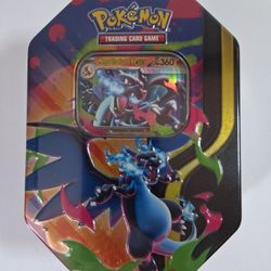 Pokémon Mega Charizard Tin (Mega Charizard X) - In Stock Now!! BRAND NEW SEALED!!