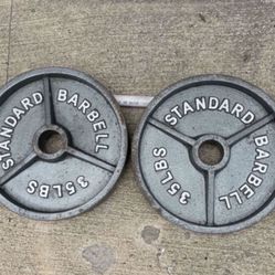 Olympic Weight Plates.       55 Dollars 