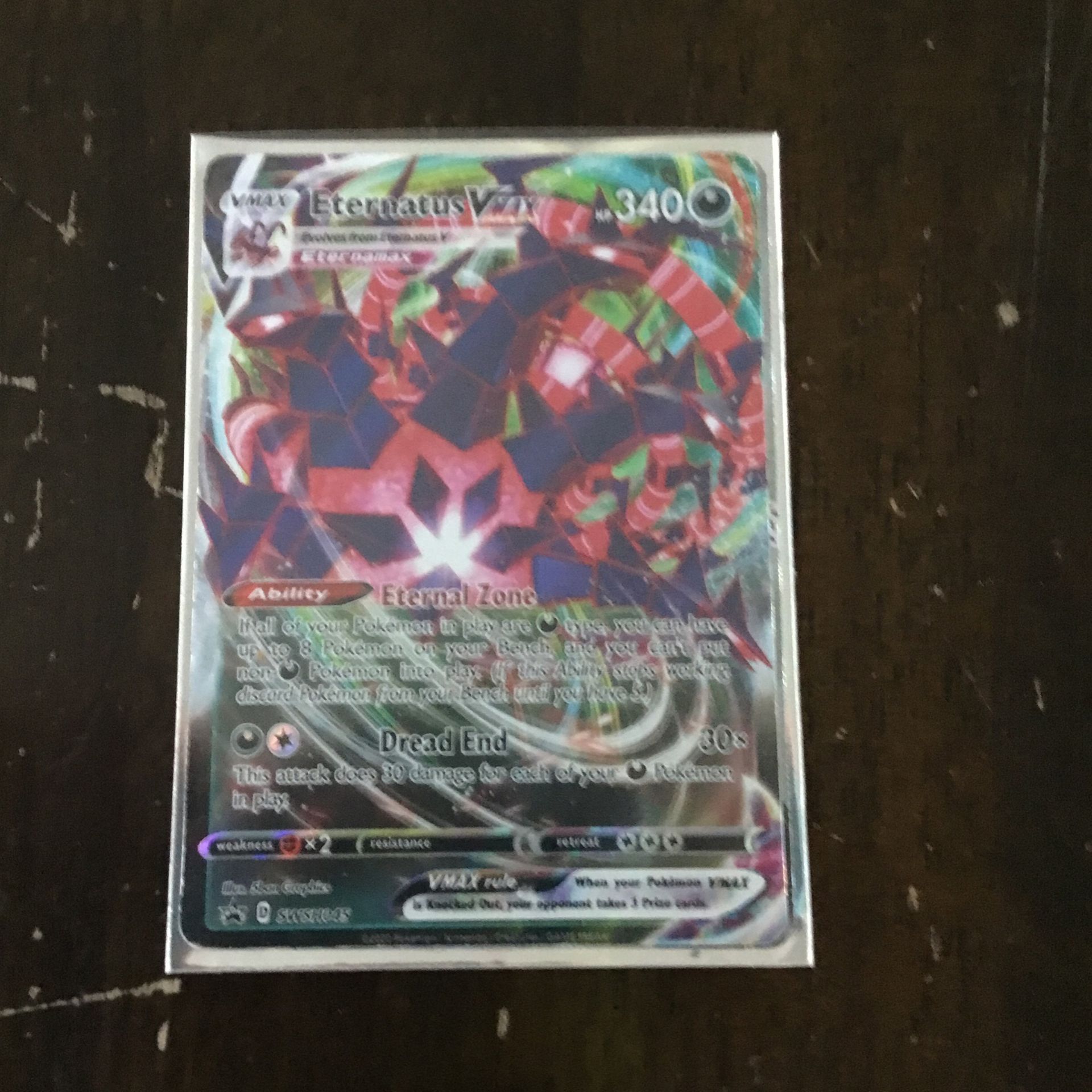 Eternatus Vmax Pokémon Card