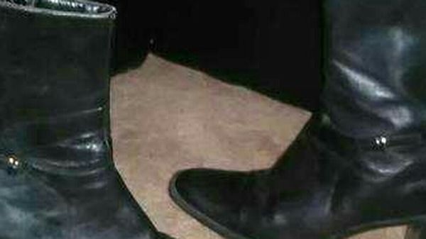 Woman's black soft leather boots! Size 7