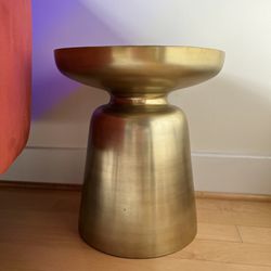 West Elm Martini Side Table – Antique Brass