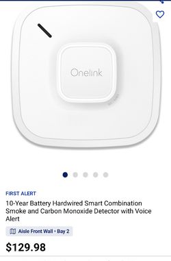 First Alert Onelink Smart Smoke & Carbon Monoxide Alarm 