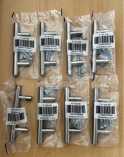 Cabinet handles . Size 6”. Center to center 3-3/4”. Heavy and strong. Total 15 pieces