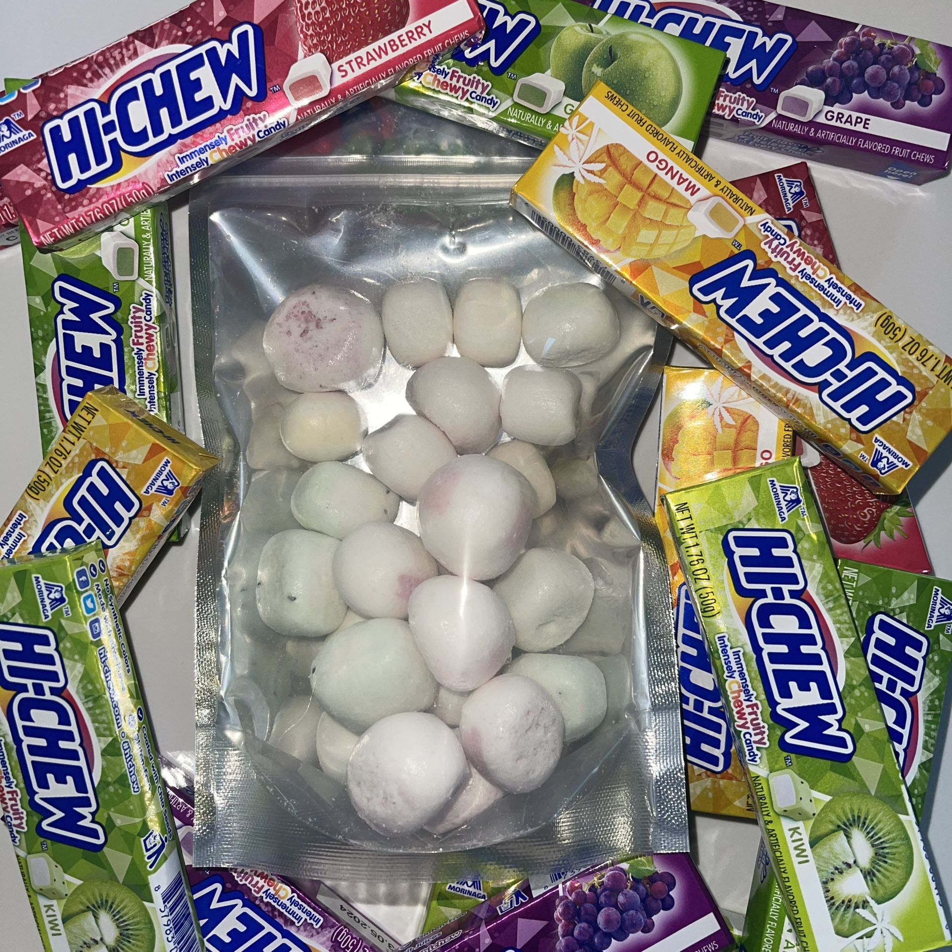 Freeze dried candy