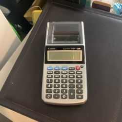 Canon calculator with printer